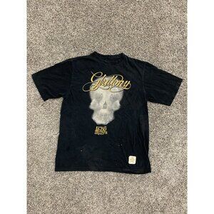 Vintage ECKO UNLTD Shirt Sz L Graphic 7 Deadly Sins Gluttony Logo Skull Y2K